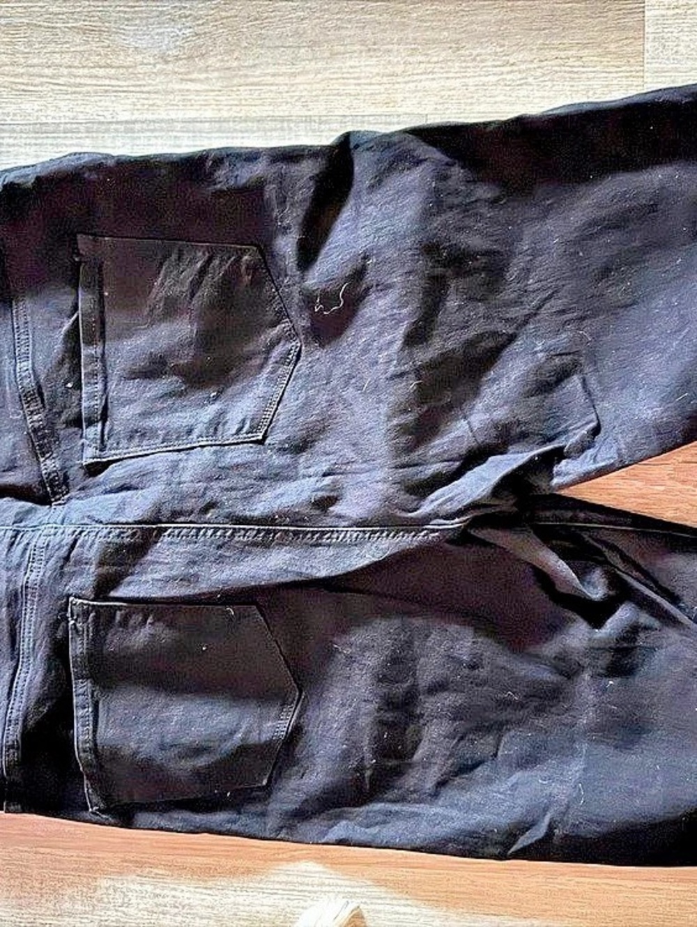 Fashion Nova Distressed Black Skinny Jeans 1X Bermuda shorts